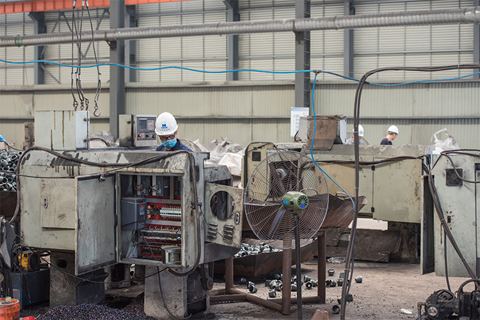 九龙坡网架配件-锥头加工车间